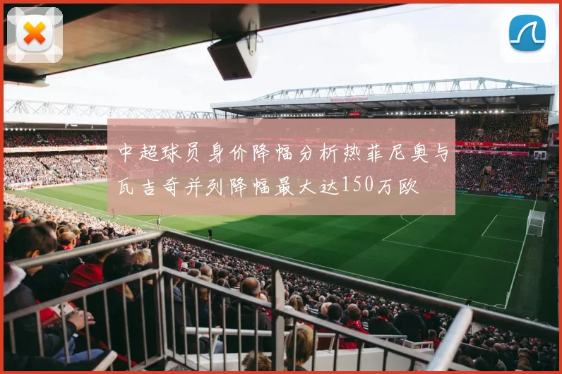 中超球员身价降幅分析热菲尼奥与瓦吉奇并列降幅最大达150万欧